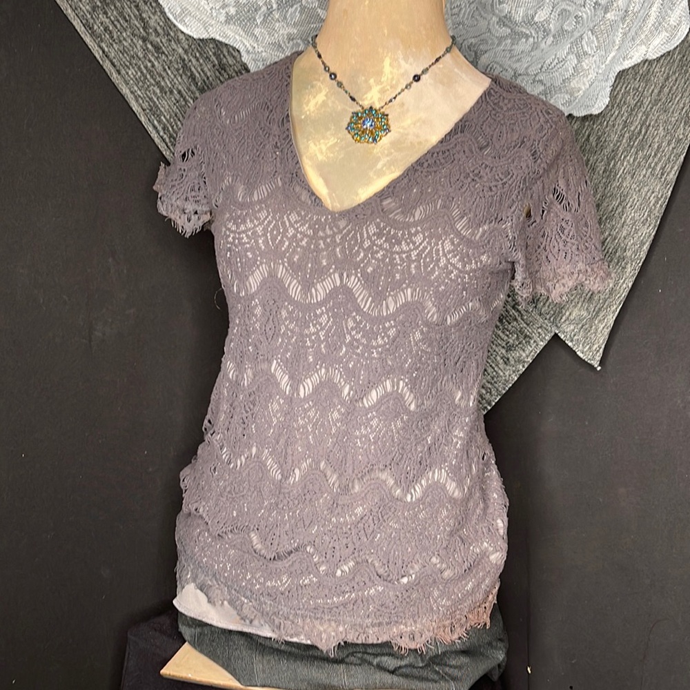 BKE lace blouse
